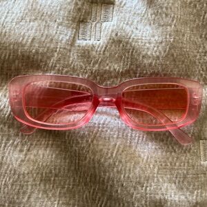 Pink square colorful sunglasses